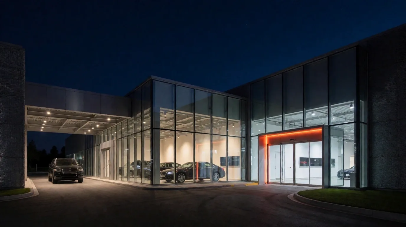 Ulver Aquendis Performance Facility at Night